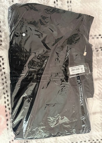 Emporio Armani Siyah Fermuarlı Erkek Mont - Görsel 14