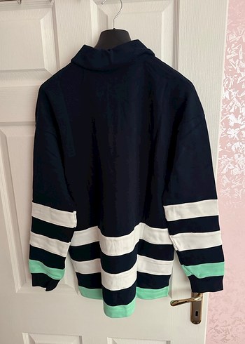 Lacoste Siyah Çizgili Uzun Kollu Polo Tişört - Görsel 4