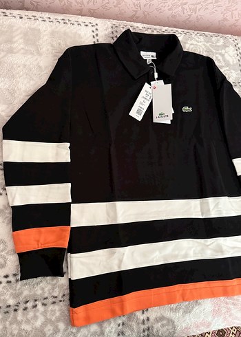 Lacoste Siyah Uzun Kollu Polo Tişört - Görsel 3
