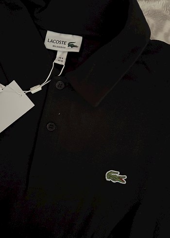 Lacoste Siyah Uzun Kollu Polo Tişört - Görsel 5