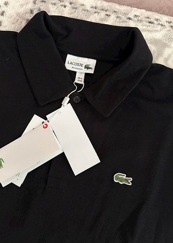 Lacoste Siyah Uzun Kollu Polo Tişört - Görsel 4