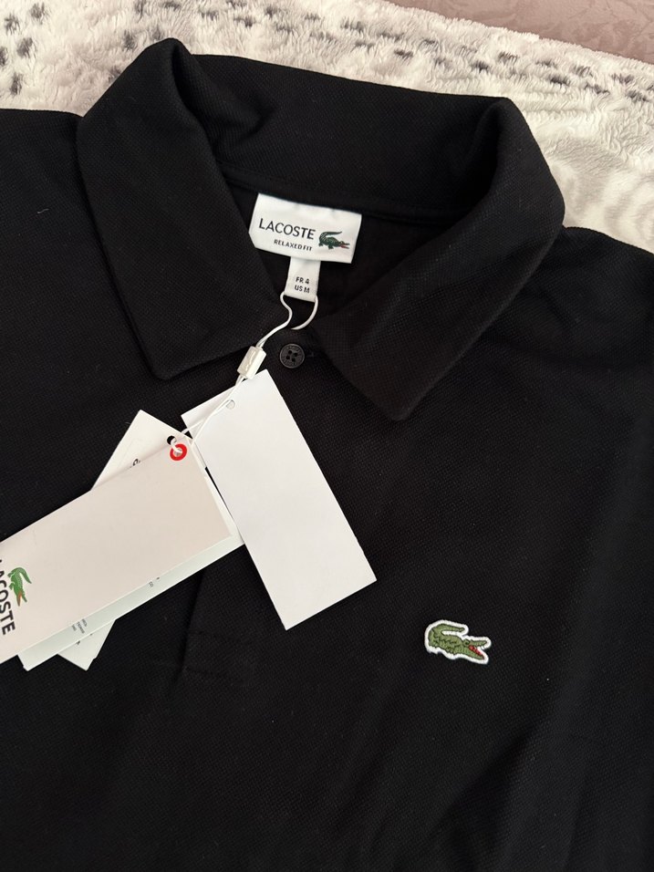 Lacoste Siyah Uzun Kollu Polo Tişört - Görsel 4
