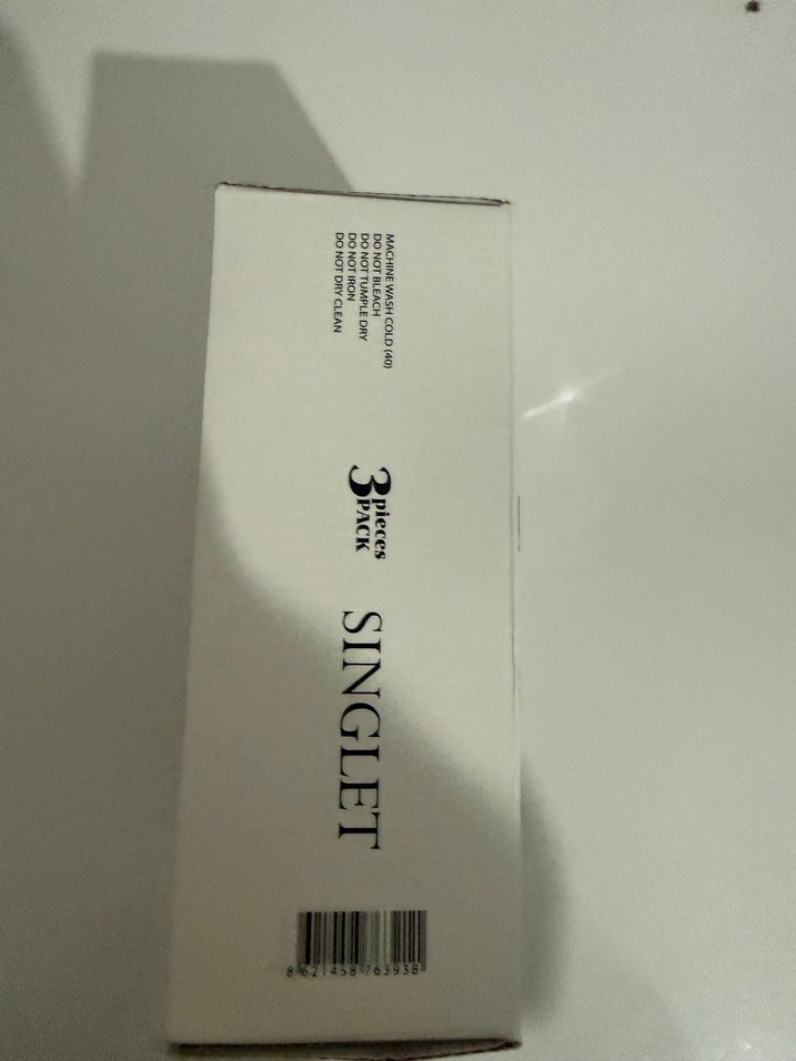 Tommy Hilfiger Erkek Beyaz Atlet 3'lü Paket - Görsel 4