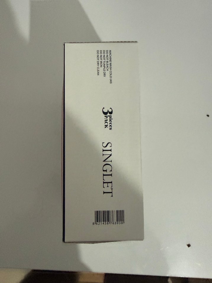 Tommy Hilfiger Erkek Beyaz Atlet 3'lü Paket - Görsel 2