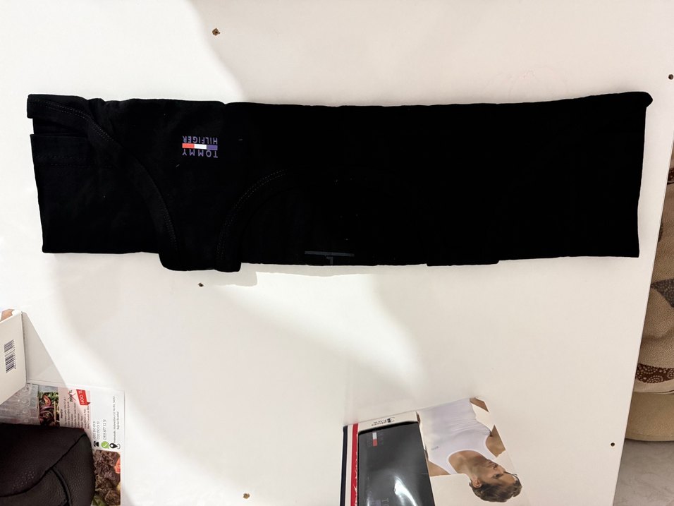 Tommy Hilfiger Siyah Baskılı Erkek Atlet - Görsel 5