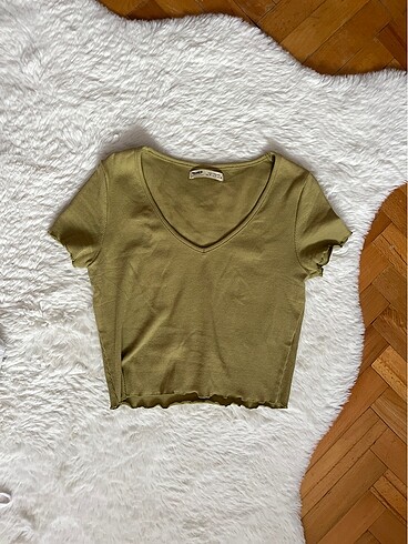 Pull Bear Yeşil Üst