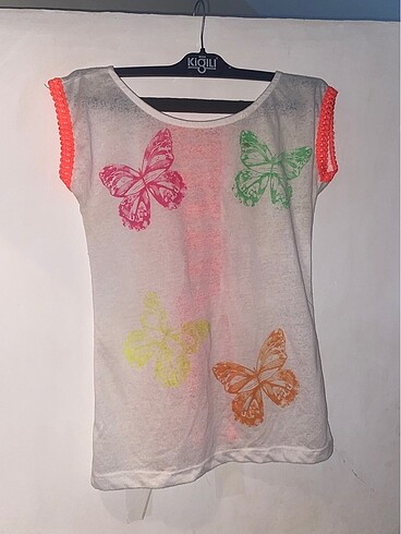 s Beden Kelebekli t-shirt