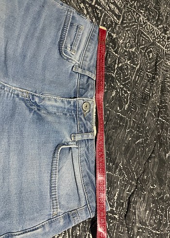 Lcw Kadın Mavi Mini Kot Şort - Görsel 2