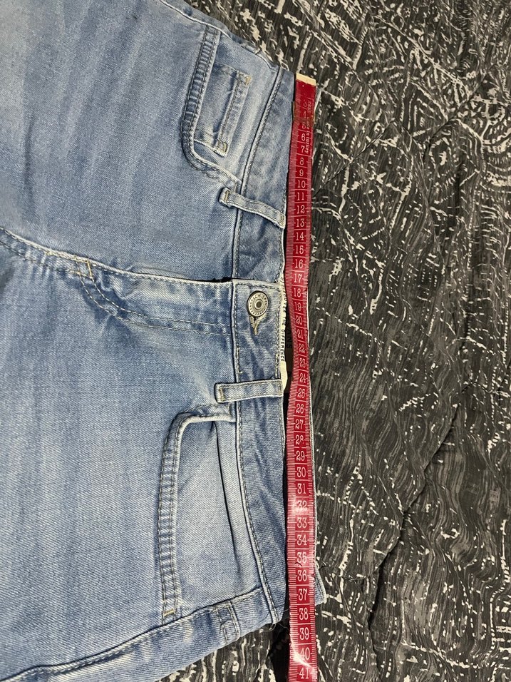 Lcw Kadın Mavi Mini Kot Şort - Görsel 2