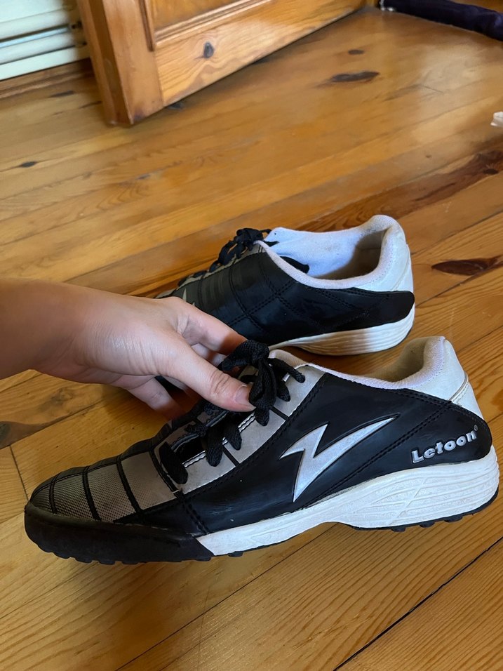 Siyah Erkek Bağcıklı Futbol Ayakkabısı - Görsel 2