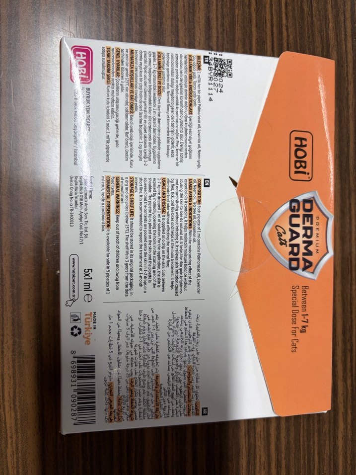 Hobi Derma Guard Kedi Cilt Bakım Ürünü 1-7 kg - Görsel 2