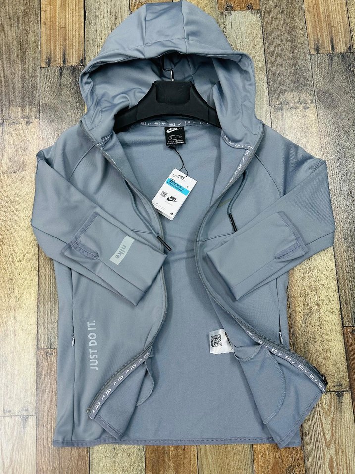 Siyah Fermuarlı Kadın Spor Sweatshirt - Görsel 4