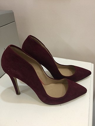 Bordo Stiletto Ayakkabı