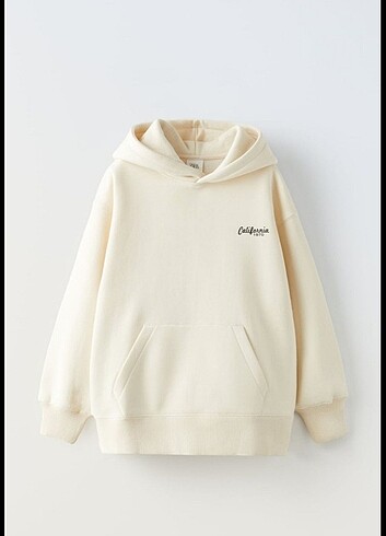 Zara kapşonlu sweatshirt 