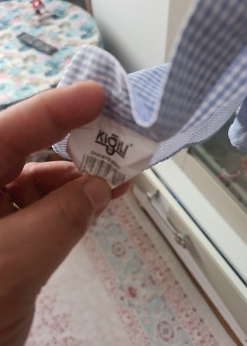 Erkek Mavi Keten Gömlek Uzun Kollu Rahat Kesim - Görsel 5