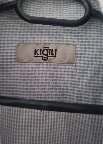 Erkek Mavi Keten Gömlek Uzun Kollu Rahat Kesim - Görsel 2