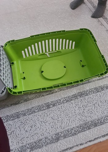 Yeşil Taşıma Çantası ve Kedi ve küçük köpek cantasi - Görsel 2