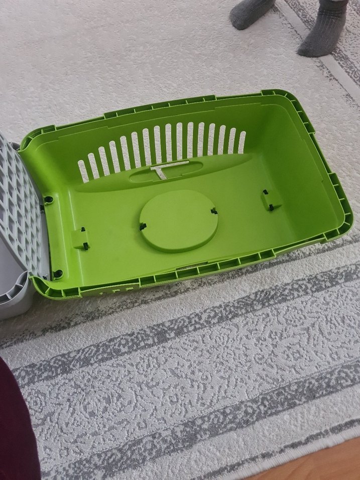 Yeşil Taşıma Çantası ve Kedi ve küçük köpek cantasi - Görsel 2