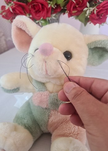  Beden Pastel Renkli Peluş Oyuncak Fare