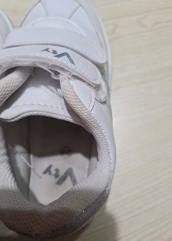 29 Beden beyaz Renk Beyaz kiz Çocuk Spor Ayakkabı Velcro