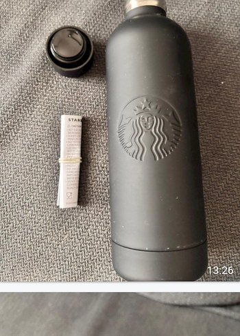 Beden siyah Renk Starbucks Siyah Termos Şişe