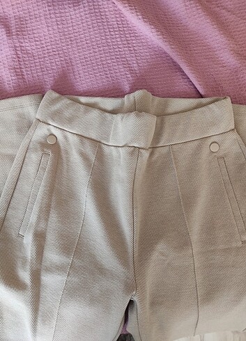 LC Waikiki Krem rengi tayt pantolon 