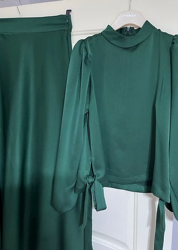 Özel tasarım bir takım şık gece ıcın uygun saten sorunu yoktur - Görsel 5