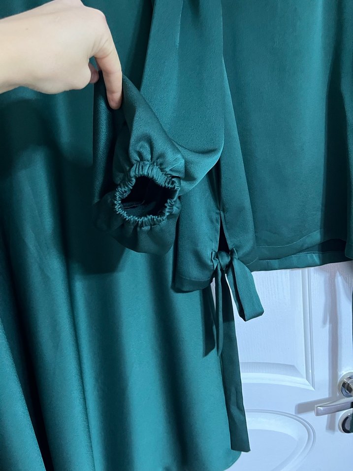 Özel tasarım bir takım şık gece ıcın uygun saten sorunu yoktur - Görsel 3