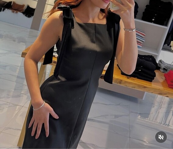 H&M Siyah elbise