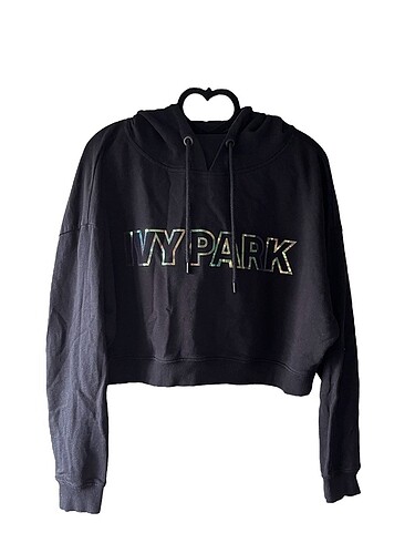 Ivy Park Kapüşonlu Pamuklu Crop Sweatshirt