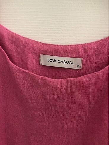 LC Waikiki Pembe Midi Elbise