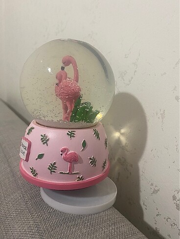 Flamingolu kar küresi - Görsel 3