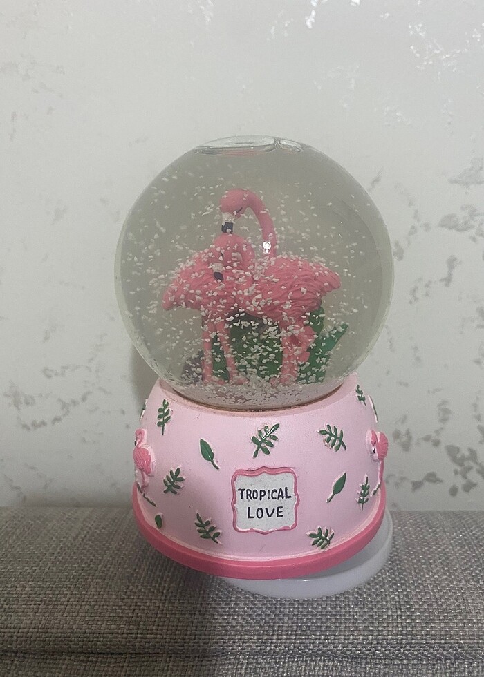 Flamingolu kar küresi - Görsel 2