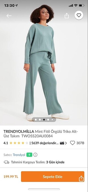 TRENDYOL TRİKO TAKIM