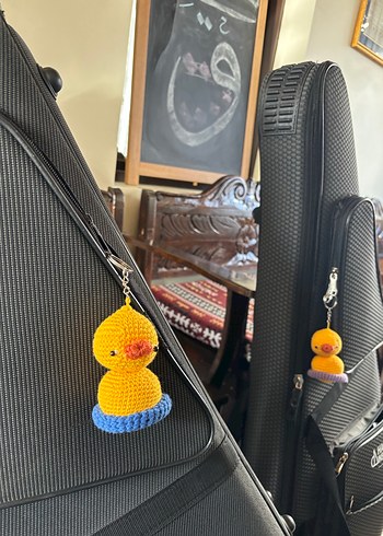 Renkli Püsküllü Rock Punk Anahtarlık - Görsel 2