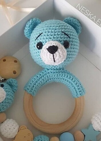 Fisher Price Amigurumi çıngırak seti