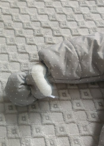 Gri Kürklü Bebek Astronot Tulum - Görsel 3