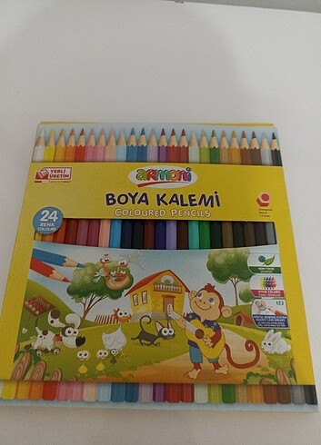 24 lü kuru boya kalemi 