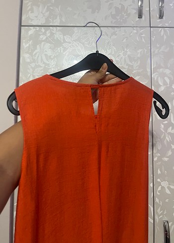 Turuncu Elbise - Görsel 4