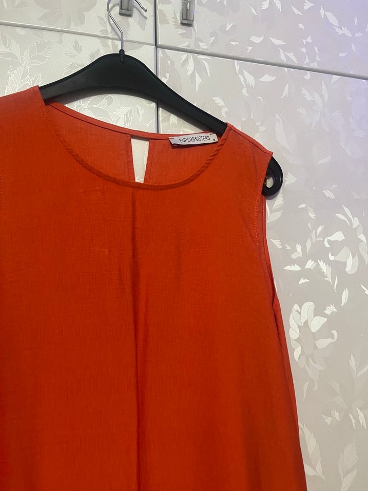 Turuncu Elbise - Görsel 2