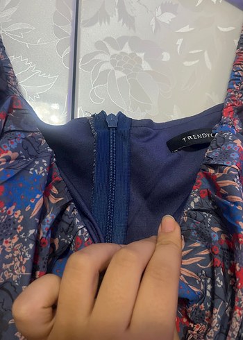 Desenli elbise - Görsel 5