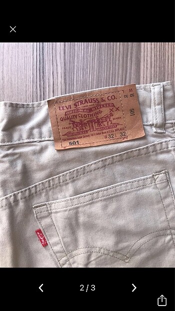 Levis Levis 501 pantolon