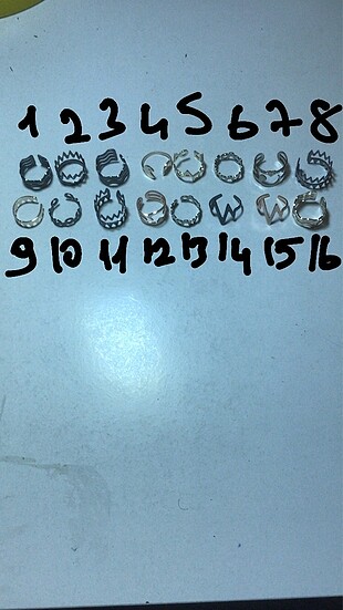 3,5,9,10 ve 16. Yüzükler için ilan