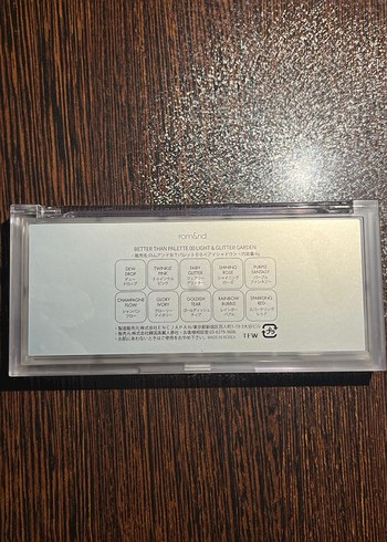 Rom&nd 00 Light&Glitter Garden Far Paleti - Görsel 4