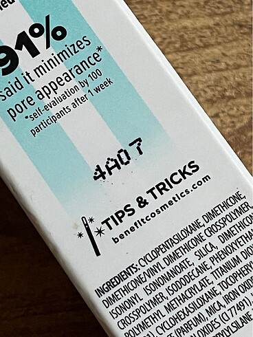 Beden Benefit The Porefessionel Primer Baz 7.5 ML