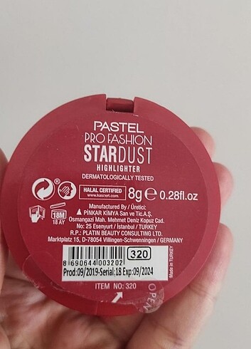  Beden Renk Pastel highlighter