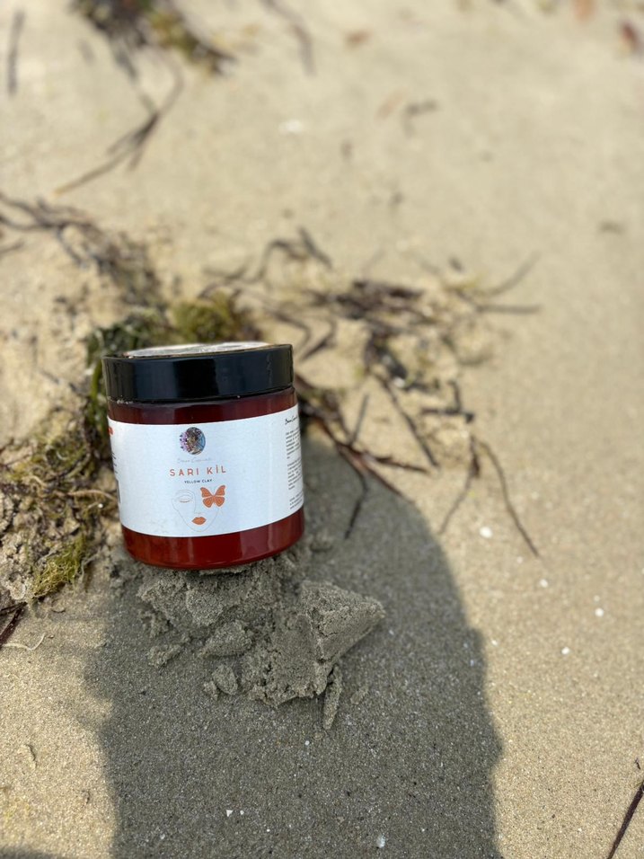 zerdeçallı sarı toz  kil maskesi - Görsel 3