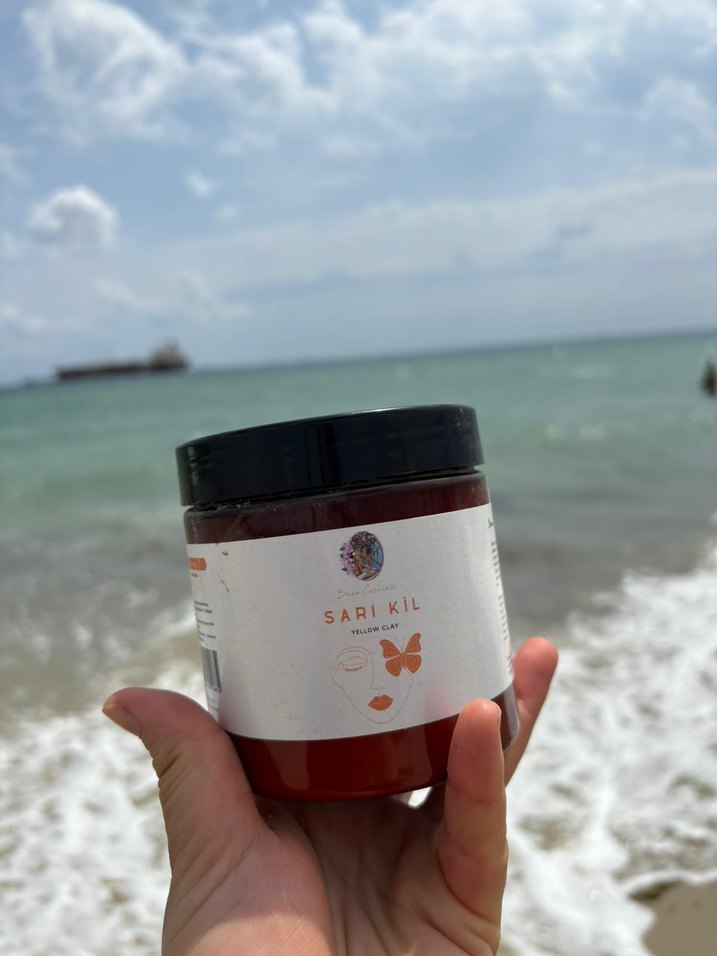 zerdeçallı sarı toz  kil maskesi - Görsel 2