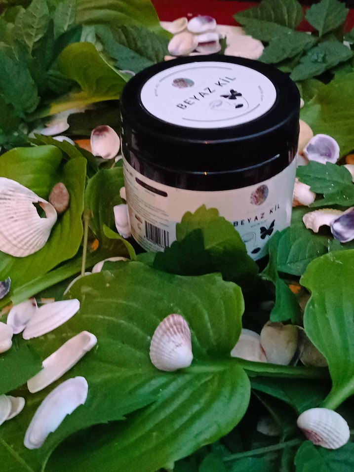 Beyaz Kil maskesi  - Görsel 4