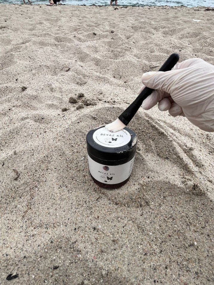 Beyaz Kil maskesi  - Görsel 5